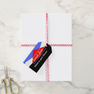 Farbenfroh, modern Abstrakt   inspirierendes Zitat Geschenkanhänger