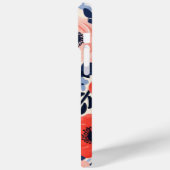 Farbenfroh, modern, blau, blau Case-Mate iPhone hülle (Rückseite / Links)