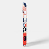 Farbenfroh, modern, blau, blau Case-Mate iPhone hülle (Rückseite / Links)