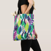 Farbenfroh, modern, botanisch tasche (Von Nahem)