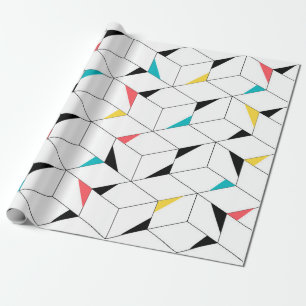 Farbenfroh, modern, fröhlich, trendig und fröhlich geschenkpapier