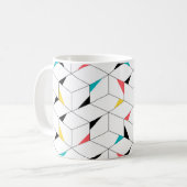 Farbenfroh, modern, fröhlich, trendig und fröhlich kaffeetasse (Vorderseite Links)