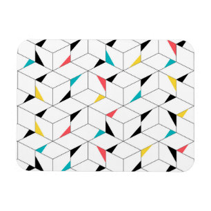 Farbenfroh, modern, fröhlich, trendig und fröhlich magnet