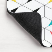 Farbenfroh, modern, fröhlich, trendig und fröhlich mousepad (Ecke)