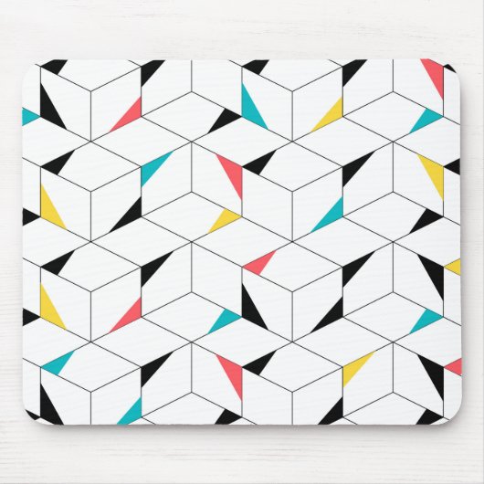 Farbenfroh, modern, fröhlich, trendig und fröhlich mousepad (Vorne)