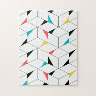 Farbenfroh, modern, fröhlich, trendig und fröhlich puzzle