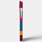 Farbenfroh, modern gestreift Case-Mate iPhone hülle (Rückseite / Links)