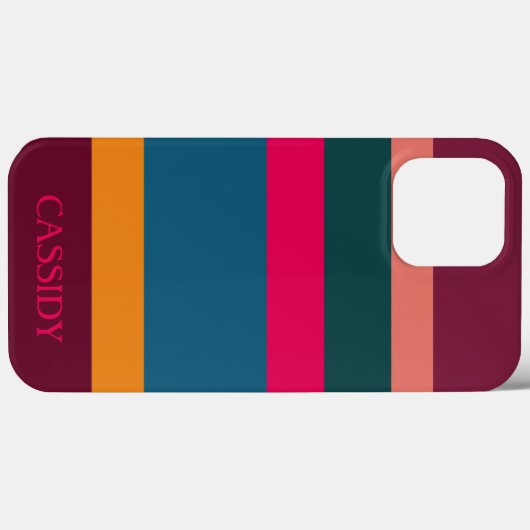 Farbenfroh, modern gestreift Case-Mate iPhone hülle (Rückseite (Horizontal))