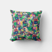 farbenfroh modern kissen (Vorderseite)