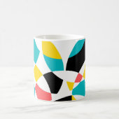 Farbenfroh, modern, trendig, cool, einzigartig run kaffeetasse (Mittel)