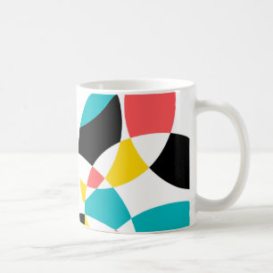 Farbenfroh, modern, trendig, cool, einzigartig run kaffeetasse