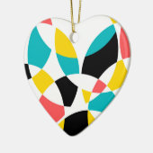 Farbenfroh, modern, trendig, cool, einzigartig run keramik ornament (Links)