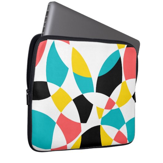 Farbenfroh, modern, trendig, cool, einzigartig run laptopschutzhülle (Vorne Rechts)