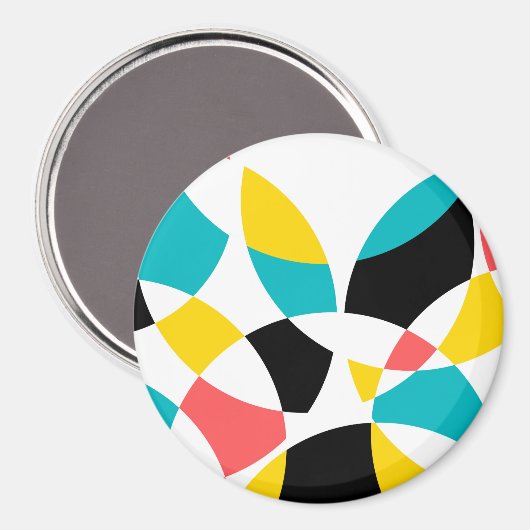 Farbenfroh, modern, trendig, cool, einzigartig run magnet (Vorderseite/Rückseite)