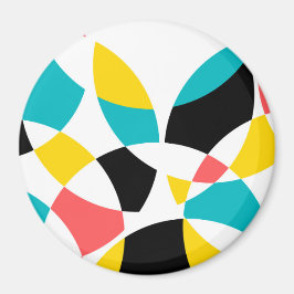 Farbenfroh, modern, trendig, cool, einzigartig run magnet