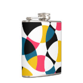 Farbenfroh, modern, trendig, cool kreisförmig flachmann (Rechts)