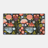 Farbenfroh, modern und blumenbotanisch schreibtischunterlage (Vorderseite)