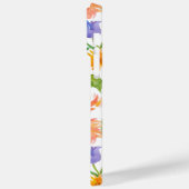 Farbenfroh, modern und floralfarbig Personalisiert Case-Mate iPhone Hülle (Rückseite / Links)