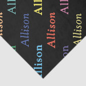 Farbenfroh, modern und Mit Monogramm Seidenpapier (Detail)