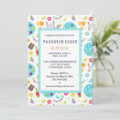 Farbenfroh Moderner Pessach Einladungen (Stehend Vorderseite)
