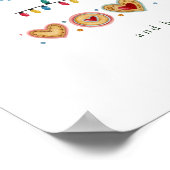 Farbenfroh Moderner Weihnachtsbaum Poster (Ecke)