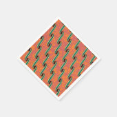 Farbenfroh Napkin mit afrikanischem Stoffmuster Serviette (Ecke)