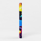 Farbenfroh Neonpaint Spritzer Art Case-Mate iPhone Hülle (Hinten/Rechts)