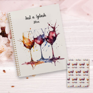 Farbenfroh nur einen Tropfen Wein Planer
