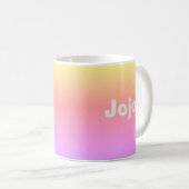 Farbenfroh Ombre 4Jojo Kaffeetasse (VorderseiteRechts)