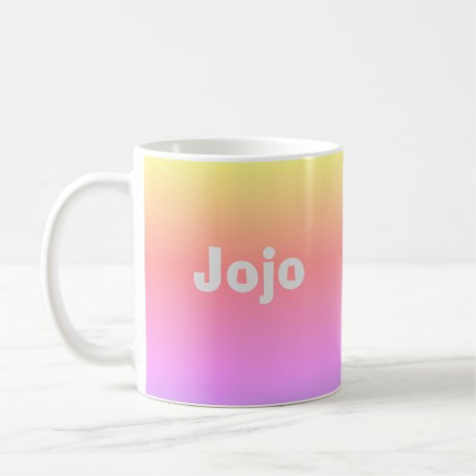 Farbenfroh Ombre 4Jojo Kaffeetasse (Links)