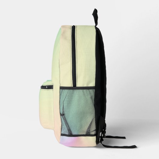 Farbenfroh Ombre Gradient Bedruckter Rucksack (Rechts)