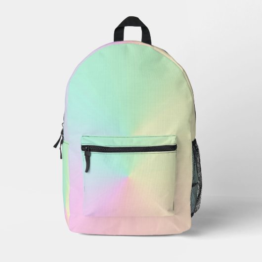 Farbenfroh Ombre Gradient Bedruckter Rucksack (Vorderseite)