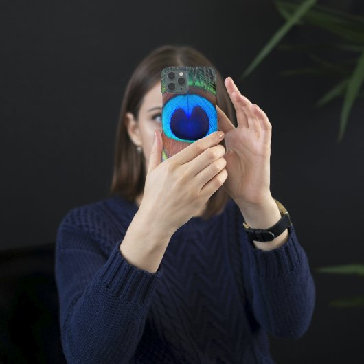 Farbenfroh Peacock Feather Eyespot Case-Mate iPhone Hülle