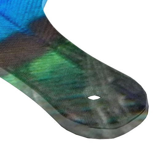 Farbenfroh Peacock Feather Eyespot Schneidebrett (Ecke)