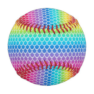 Farbenfroh Rainbow Mermaid Baseball