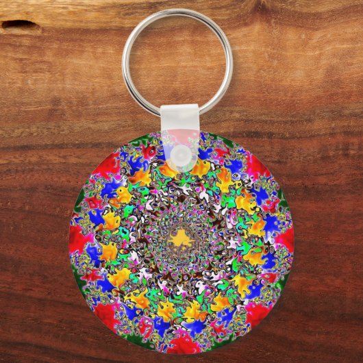 farbenfroh schlüsselanhänger (Vorderseite)