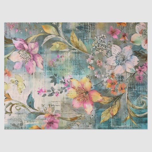 Farbenfroh Seidenpapier (Vorderseite)