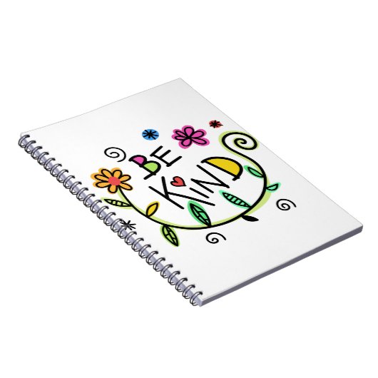 Farbenfroh | Seien Sie freundlich Notizblock (Rechte Seite)