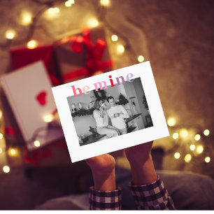 farbenfroh sein bei mir FOTO Valentine Postkarte