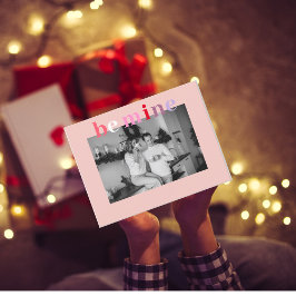 farbenfroh sein bei mir | FOTO | Valentines Postc Postkarte