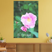 farbenfroh sein leinwanddruck (Insitu (Wohnzimmer))