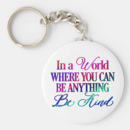 farbenfroh sein schlüsselanhänger