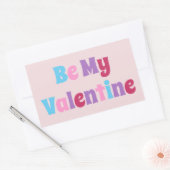 farbenfroh sein, was ich will rechteckiger aufkleber (Umschlag)