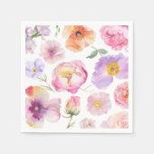 Farbenfroh Serviette (Vorderseite)