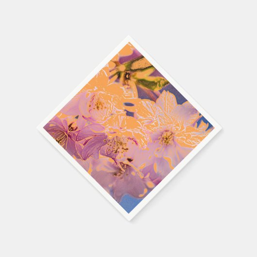 Farbenfroh Serviette (Ecke)