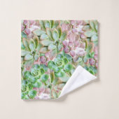 farbenfroh sukkulant badhandtuch set (Waschlappen)