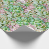 farbenfroh sukkulant geschenkpapier (Ecke)
