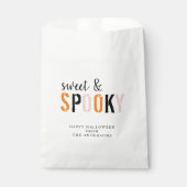 Farbenfroh süß und lecker | Frohe Halloween Geschenktütchen (Vorderseite)