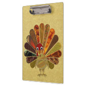 Farbenfroh Thanksgiving Türkei Klemmbrett (Links)
