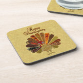 Farbenfroh Thanksgiving Türkei Untersetzer (Linke Seite)